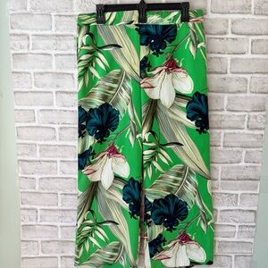 Ann Taylor tropical wide leg pants sz8